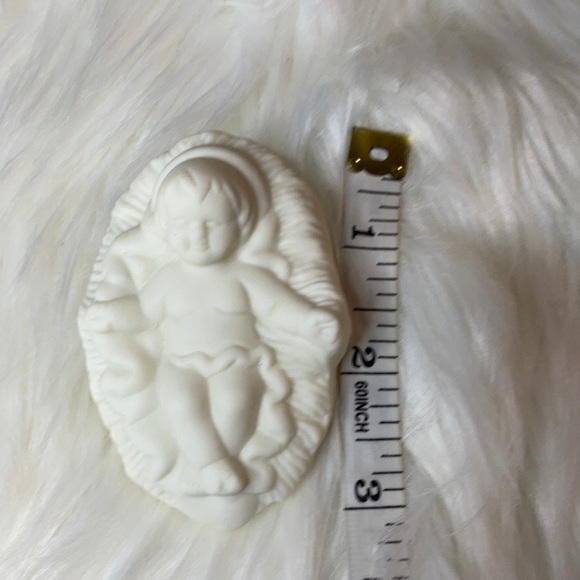 NWT in box glass Christmas nativity scene white - Picture 11 of 11